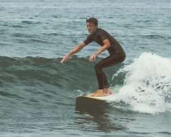 He enjoys outdoor sports like water skiing and never misses the opportunity if any.
